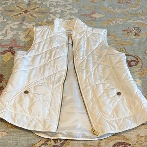 Charter Club Cream Quilted Vest